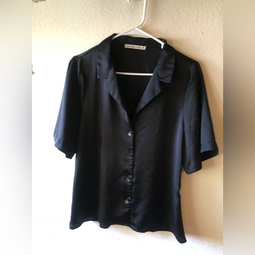 Abercrombie and fitch black blouse
